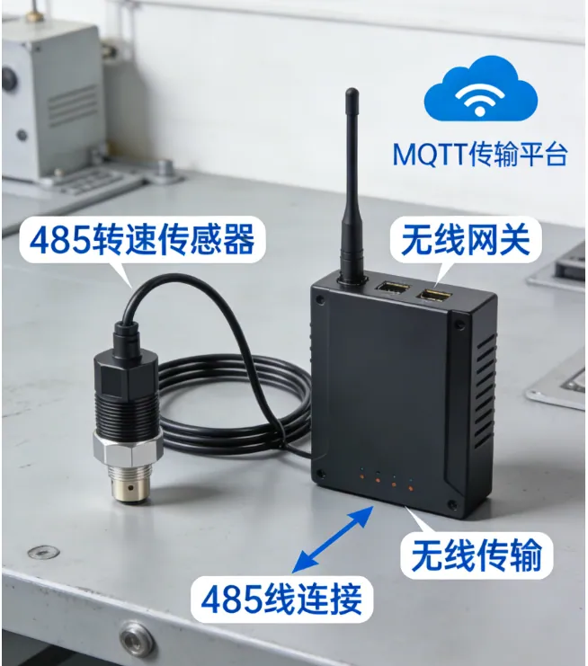 旋转设备无线转速监测与 MQTT 平台对接方案