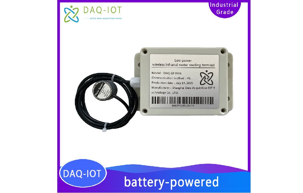 Low power wireless infrared meter reading terminal